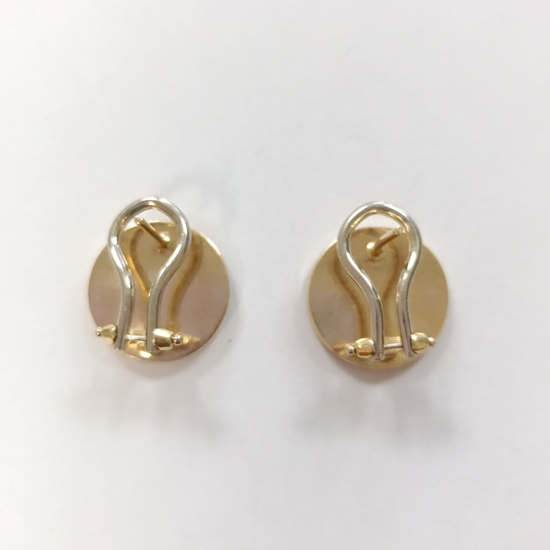 ARRACADAS PAR ORO 14 K 8.6 GRMS (SEMINUEVO)