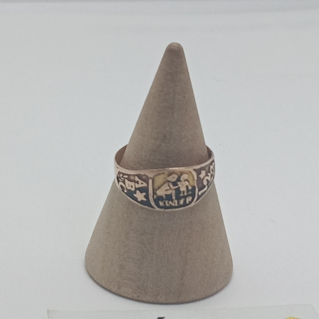 ANILLO DE GRADUACIÓN ORO 8 K 1,10 GRMS (SEMINUEVO)