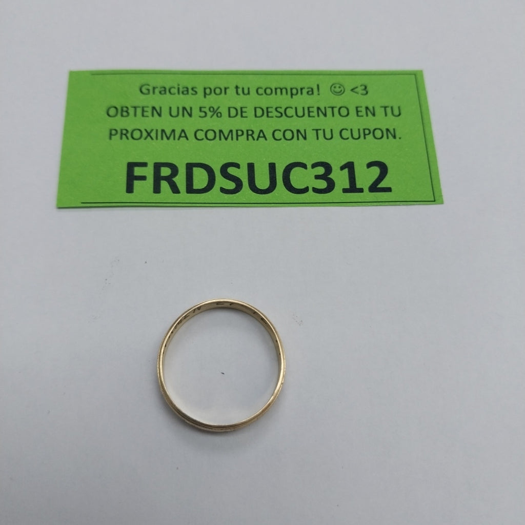 ARGOLLA ORO 10 K 1.6 GRMS (SEMINUEVO)