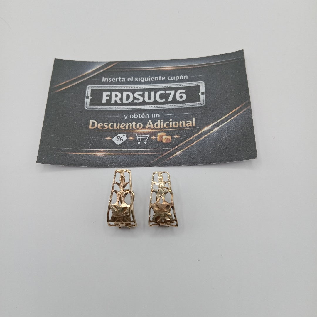 ARETES PAR ORO 10 K 1.9 GRMS (SEMINUEVO)