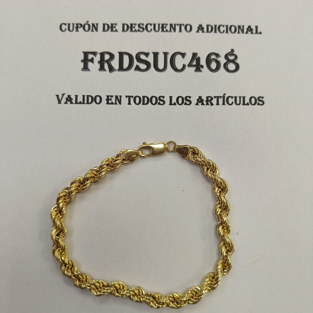 PULSERA ORO 10 K 7.4 GRMS (SEMINUEVO)