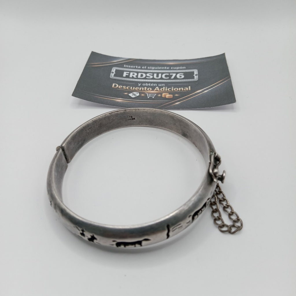 PULSERA RIGIDA PLATA 26,60 GRMS (SEMINUEVO)