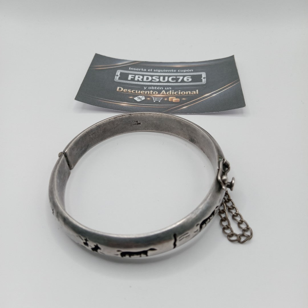 PULSERA RIGIDA PLATA 26,60 GRMS (SEMINUEVO)