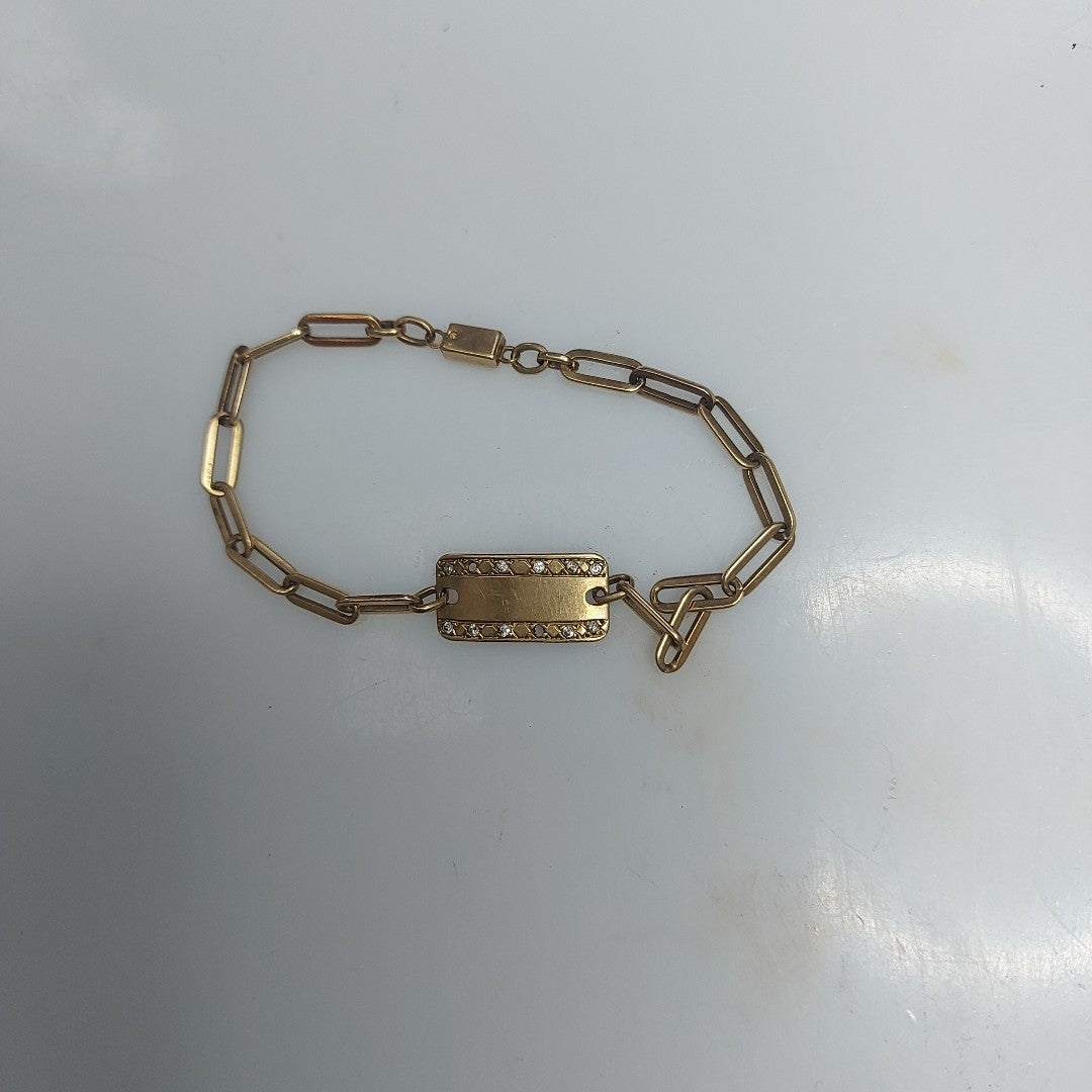 PULSERA ORO 16K 7.6 GRMS (SEMINUEVO)