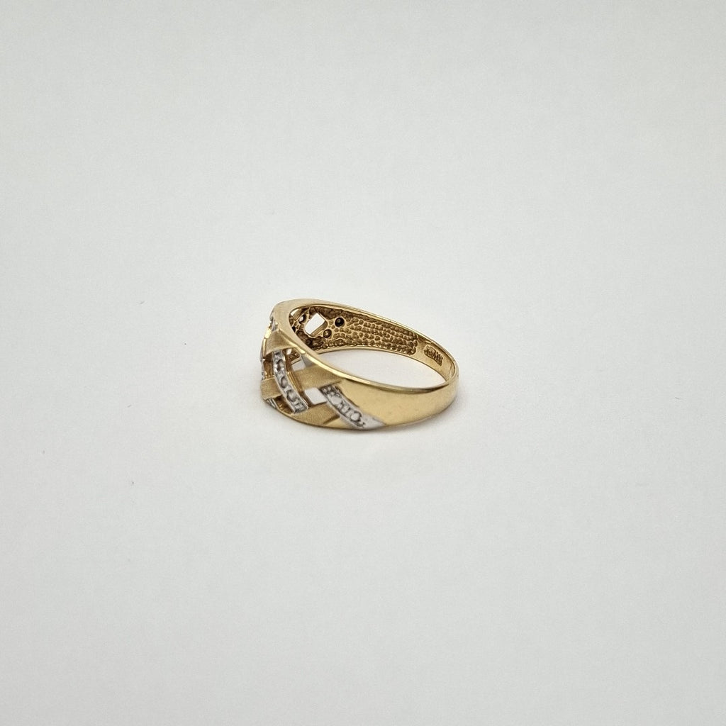 ANILLITO ORO COMBINADO 14 K 3,00 GRMS (SEMINUEVO)