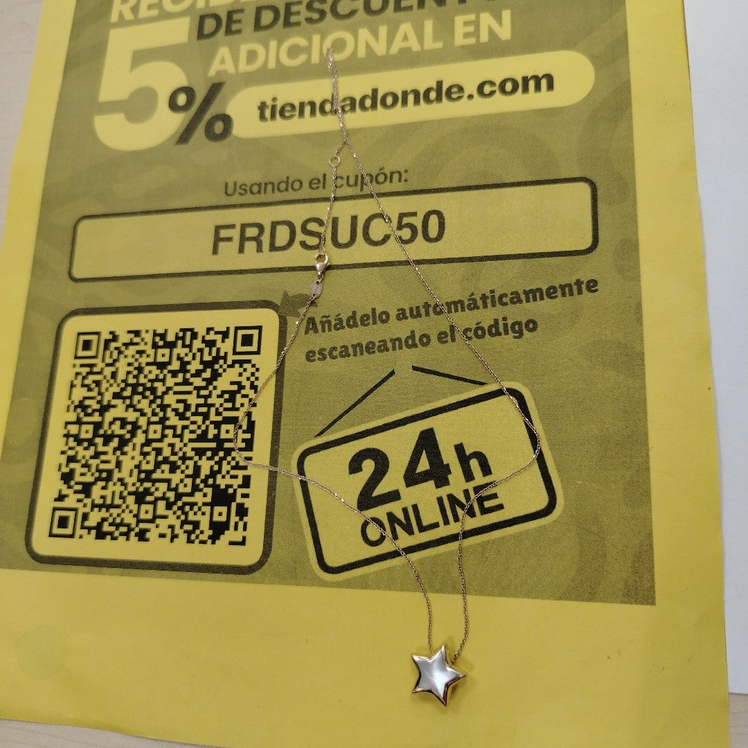 GARGANTILLA ORO 14 K 2.6 GRMS (SEMINUEVO)