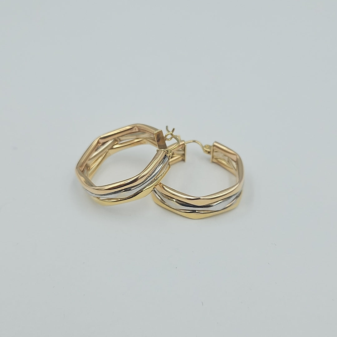 ARRACADAS PAR ORO 10 K 4,70 GRMS (SEMINUEVO)