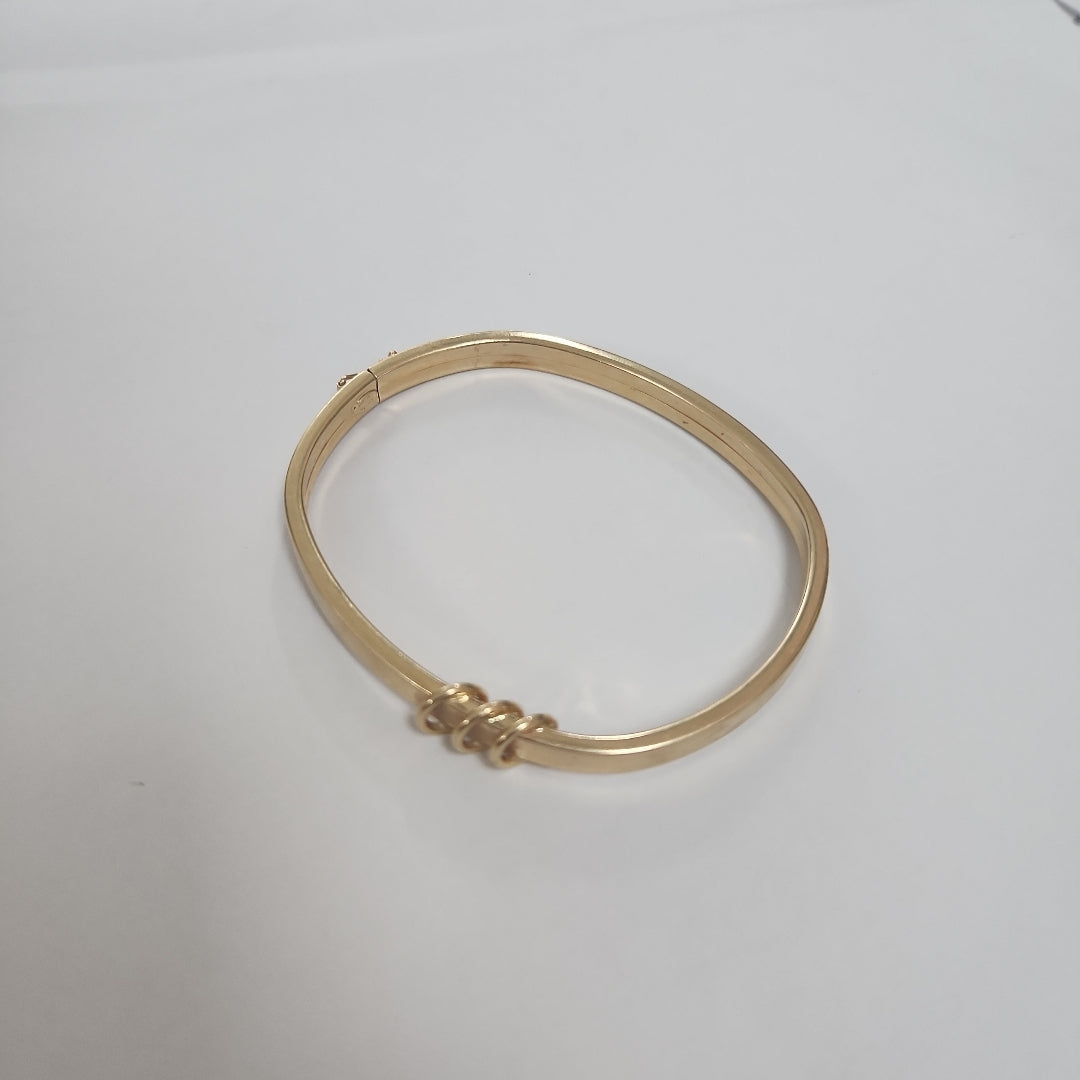 PULSERA RIGIDA ORO 14 K 7,90 GRMS (SEMINUEVO)