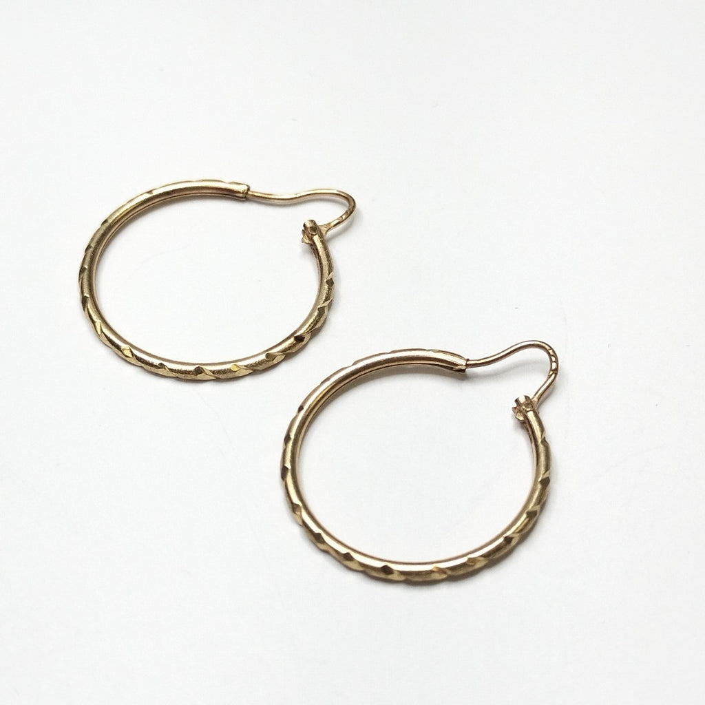 ARRACADAS PAR ORO 14 K 1,50 GRMS (SEMINUEVO)