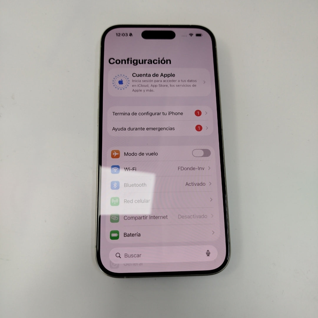 CELULAR APPLE IPHONE 15 PRO A3101 256 GB 8 GB RAM (SEMINUEVO)