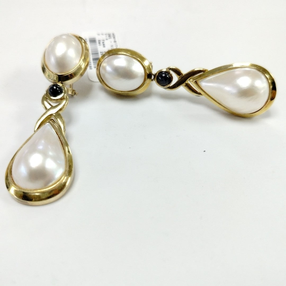 ARETES PAR ORO 14 K 27,90 GRMS (SEMINUEVO)