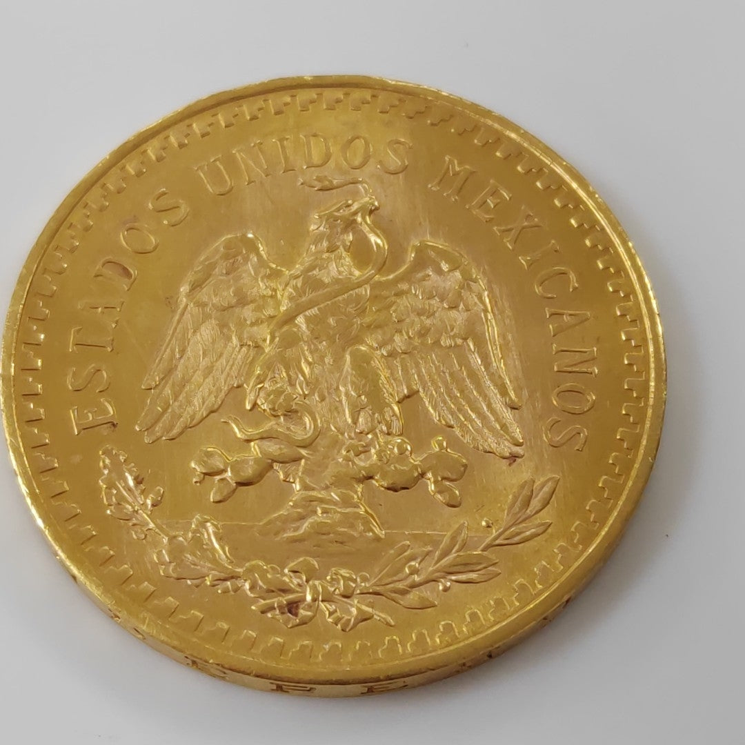 K1 41.6 GRMS 21 K IDENTIFICACIÓN MONEDA NOMINATIVA MONEDAS PESOS 50 PESO (SEMINUEVO)