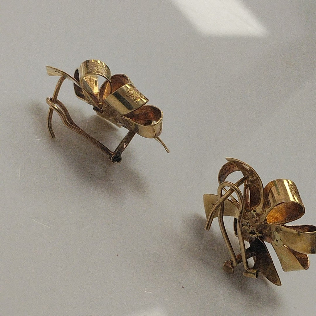 ARETES PAR ORO 14 K 9,40 GRMS (SEMINUEVO)