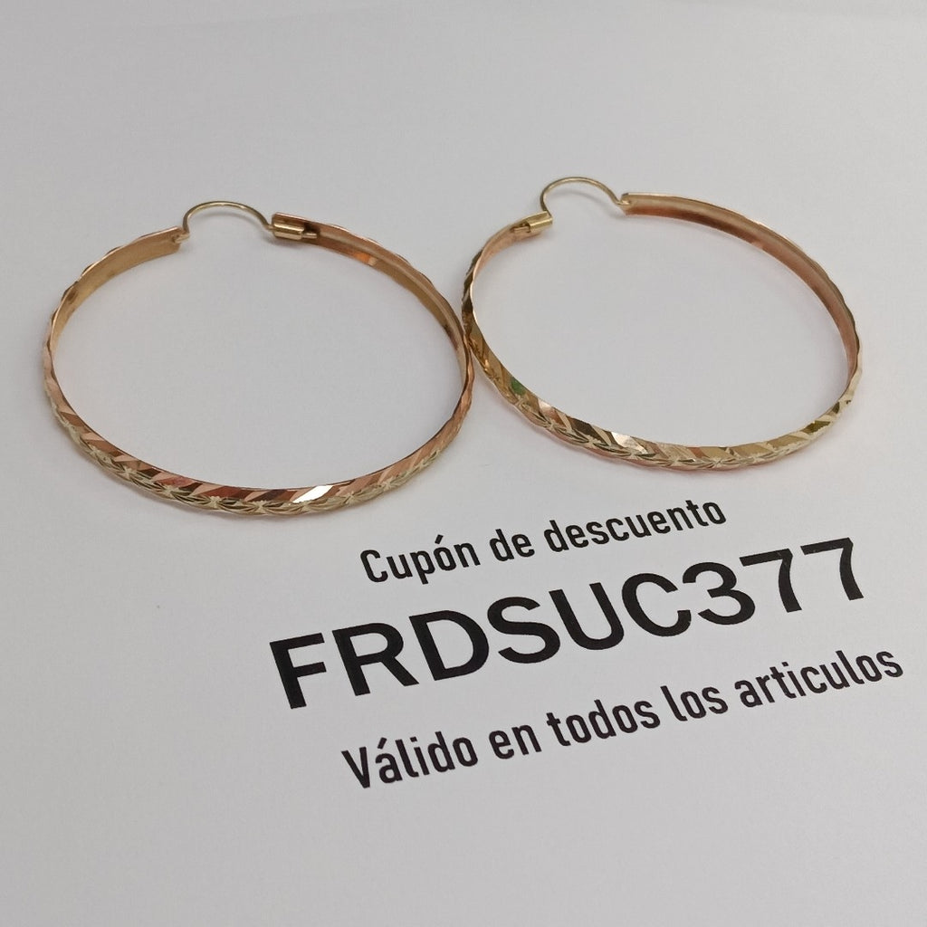 ARRACADAS PAR ORO 8 K 4.6 GRMS (SEMINUEVO)