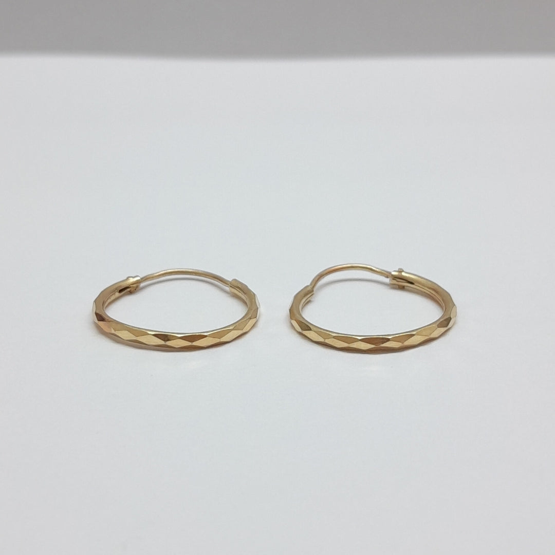 ARRACADAS PAR ORO 10 K 0,90 GRMS (SEMINUEVO)