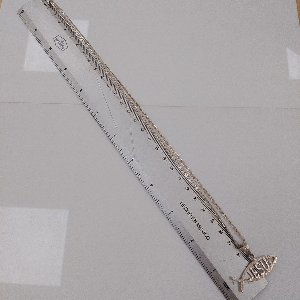 CADENA, DIJE PLATA 8.9 GRMS (SEMINUEVO)