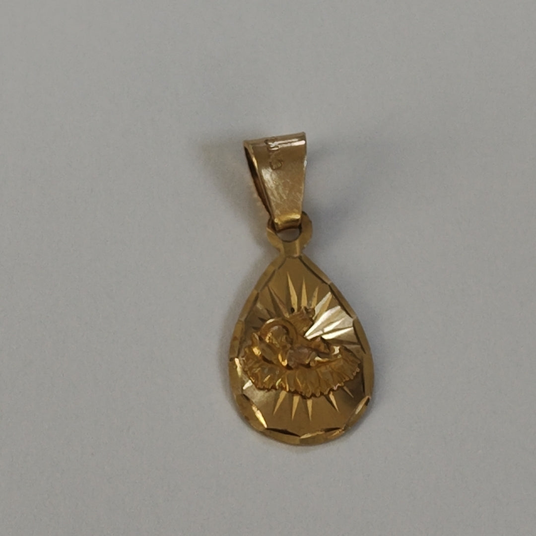 MEDALLA RELIGIOSA ORO 14 K 1,00 GRMS (SEMINUEVO)