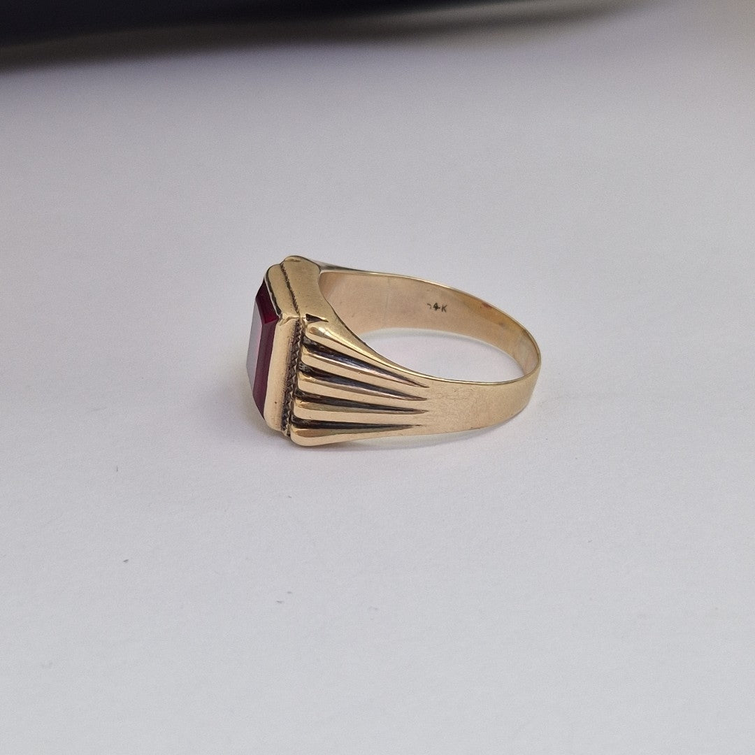 ANILLO ORO 10 K 8,50 GRMS (SEMINUEVO)