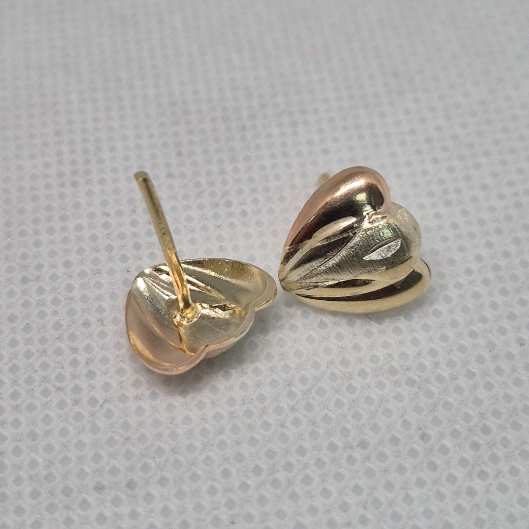 ARETES PAR ORO 14 K 1,10 GRMS (SEMINUEVO)