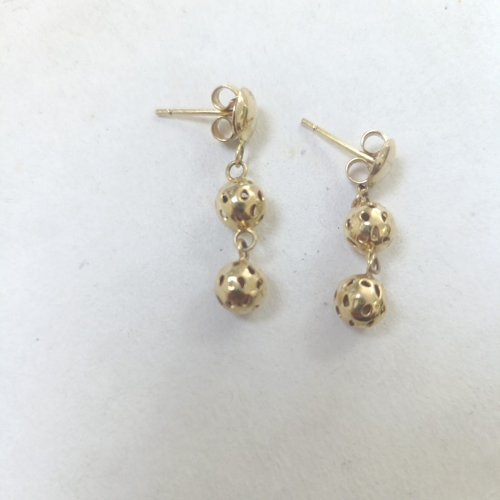 ARETES PAR ORO 14 K 3 GRMS (SEMINUEVO)