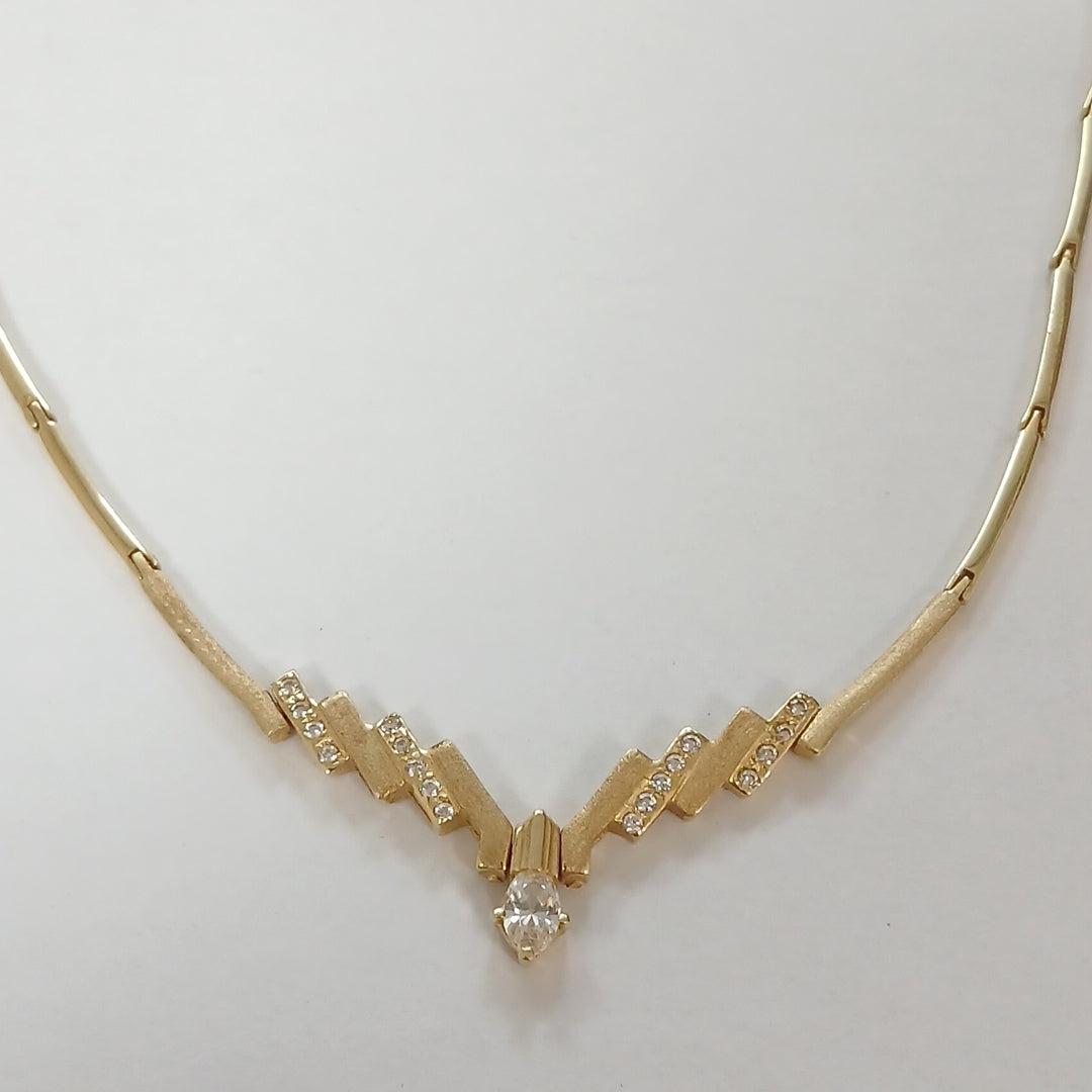 GARGANTILLA ORO 14 K 13.5 GRMS (SEMINUEVO)