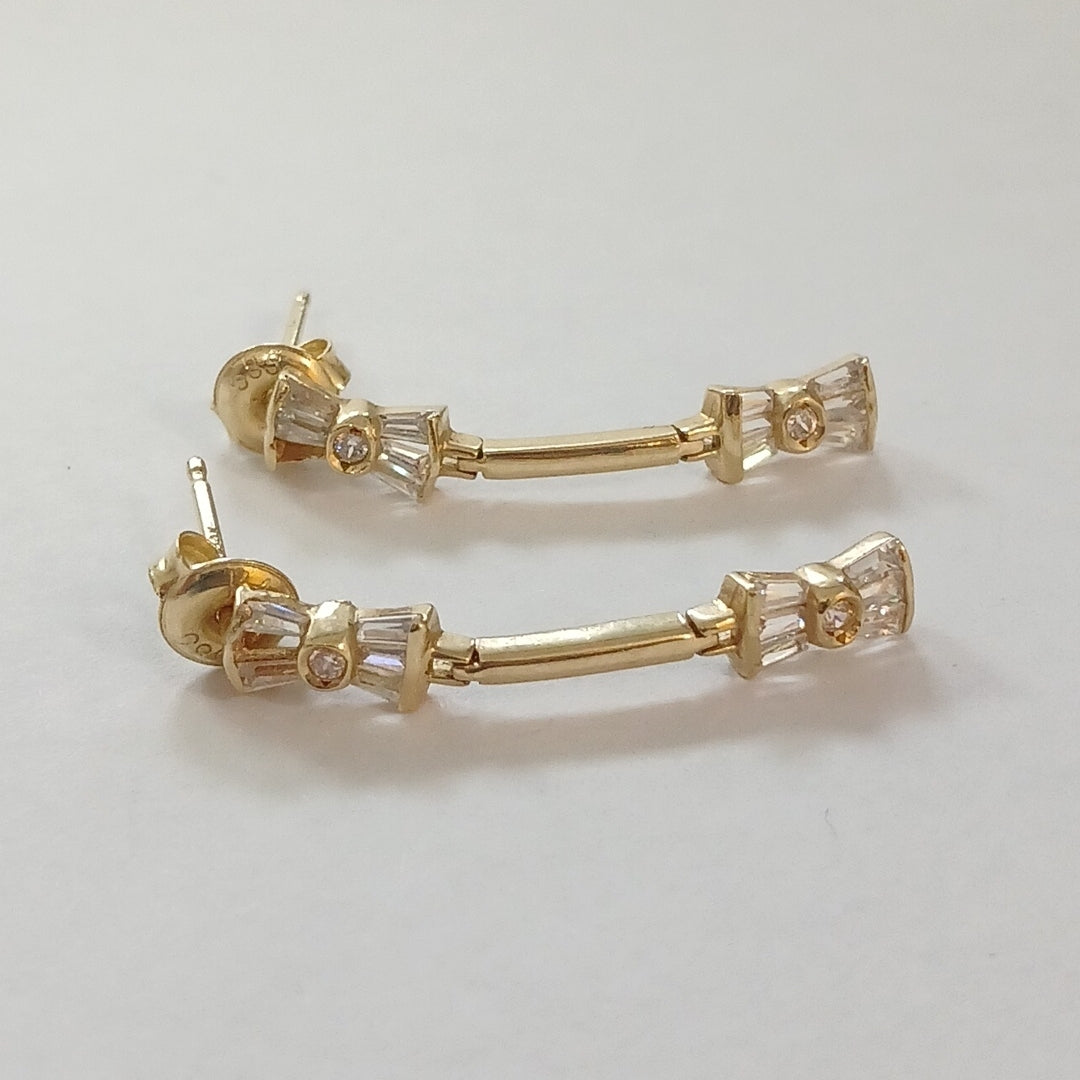 BROQUELES PAR ORO 14 K 2.4 GRMS (SEMINUEVO)