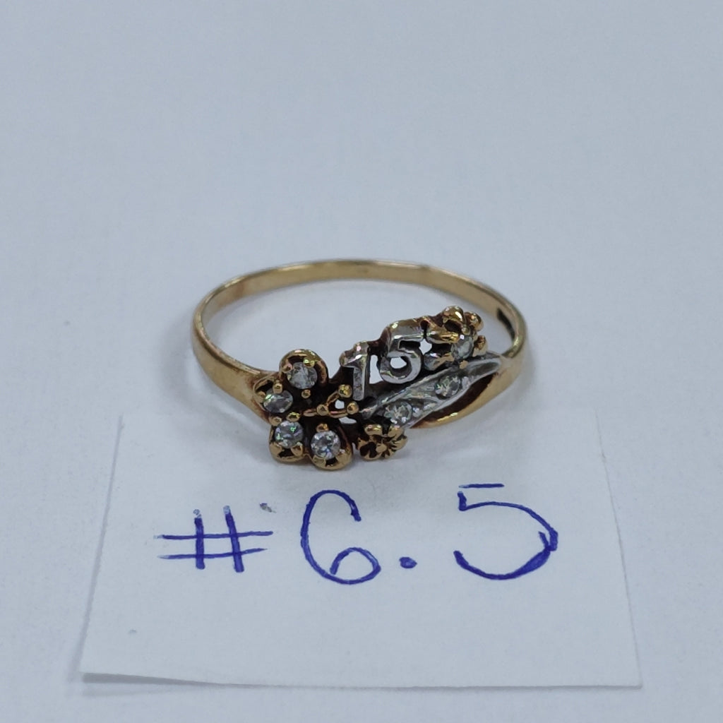 ANILLO ORO 10 K 1,30 GRMS (SEMINUEVO)