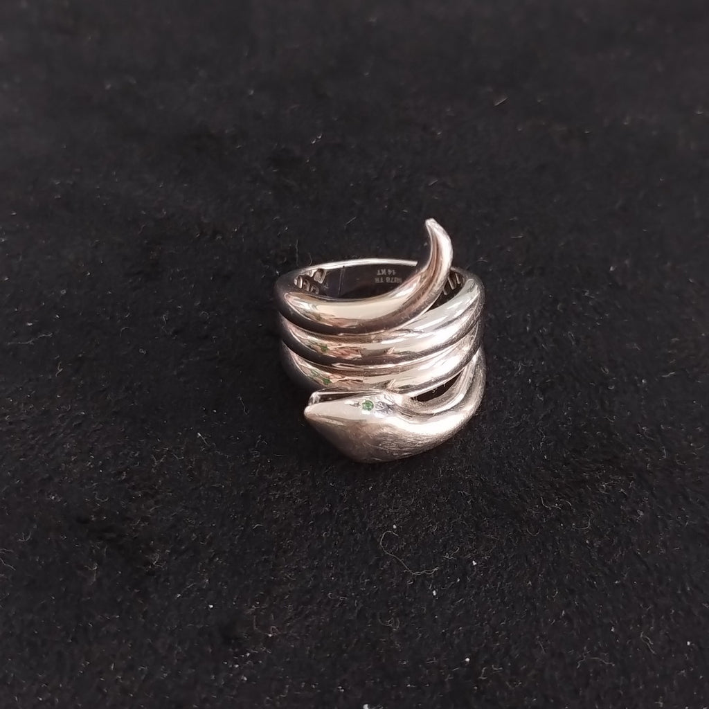 ANILLO ORO BLANCO 14 K 6,30 GRMS (SEMINUEVO)