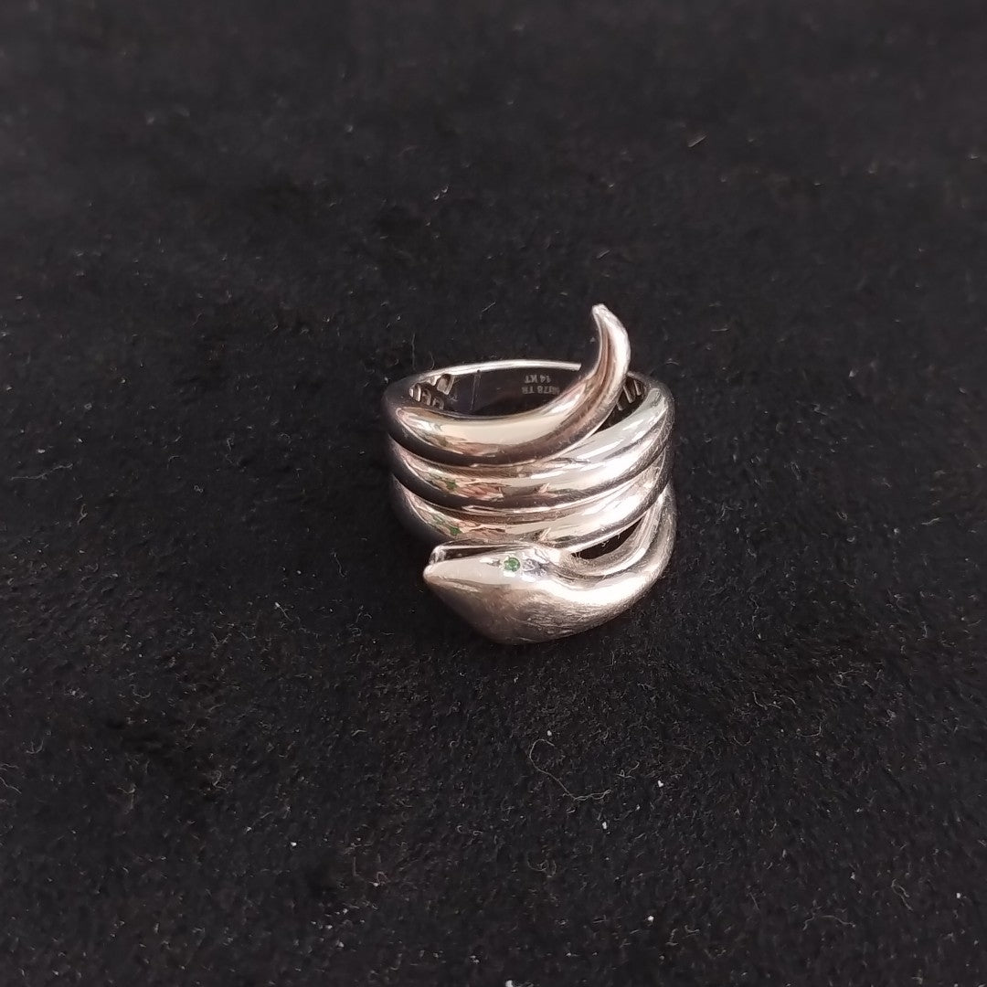 ANILLO ORO BLANCO 14 K 6,30 GRMS (SEMINUEVO)