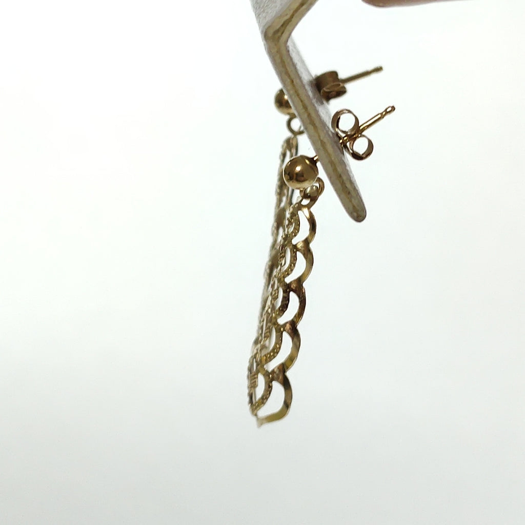 ARETES PAR ORO 14 K 0,60 GRMS (SEMINUEVO)