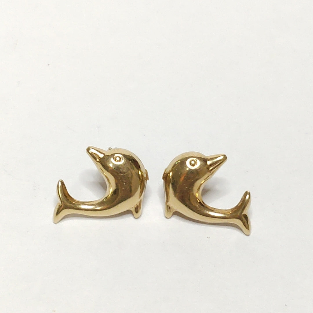BROQUELES PAR ORO 14 K 1,10 GRMS (SEMINUEVO)