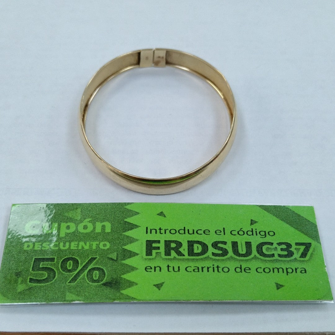 PULSERA RIGIDA ORO 14 K 6.8 GRMS (SEMINUEVO)
