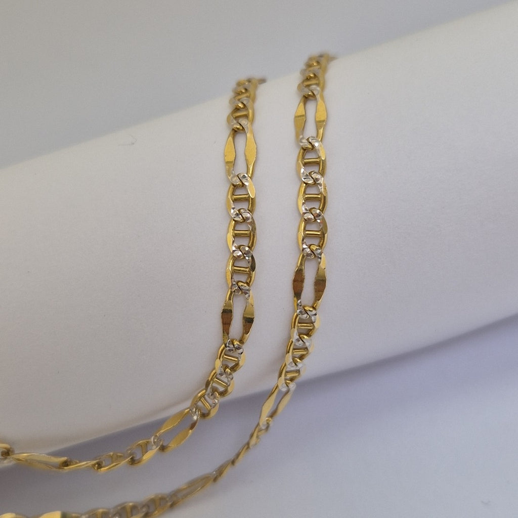 CADENA ORO, RODIADO 14 K 7.8 GRMS (SEMINUEVO)