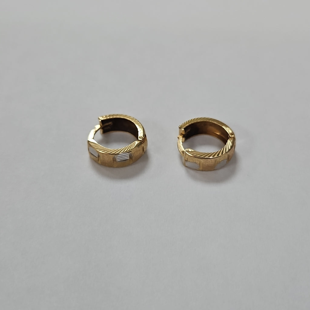 ARRACADAS PAR ORO 14 K 2,10 GRMS (SEMINUEVO)