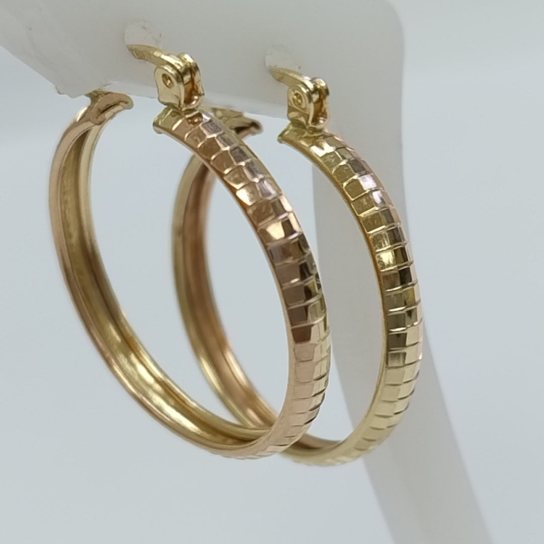 ARRACADAS PAR ORO 14 K 2.4 GRMS (SEMINUEVO)