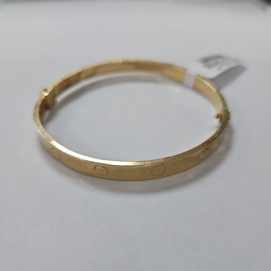 PULSERA RIGIDA ORO 14 K 10.1 GRMS (SEMINUEVO)