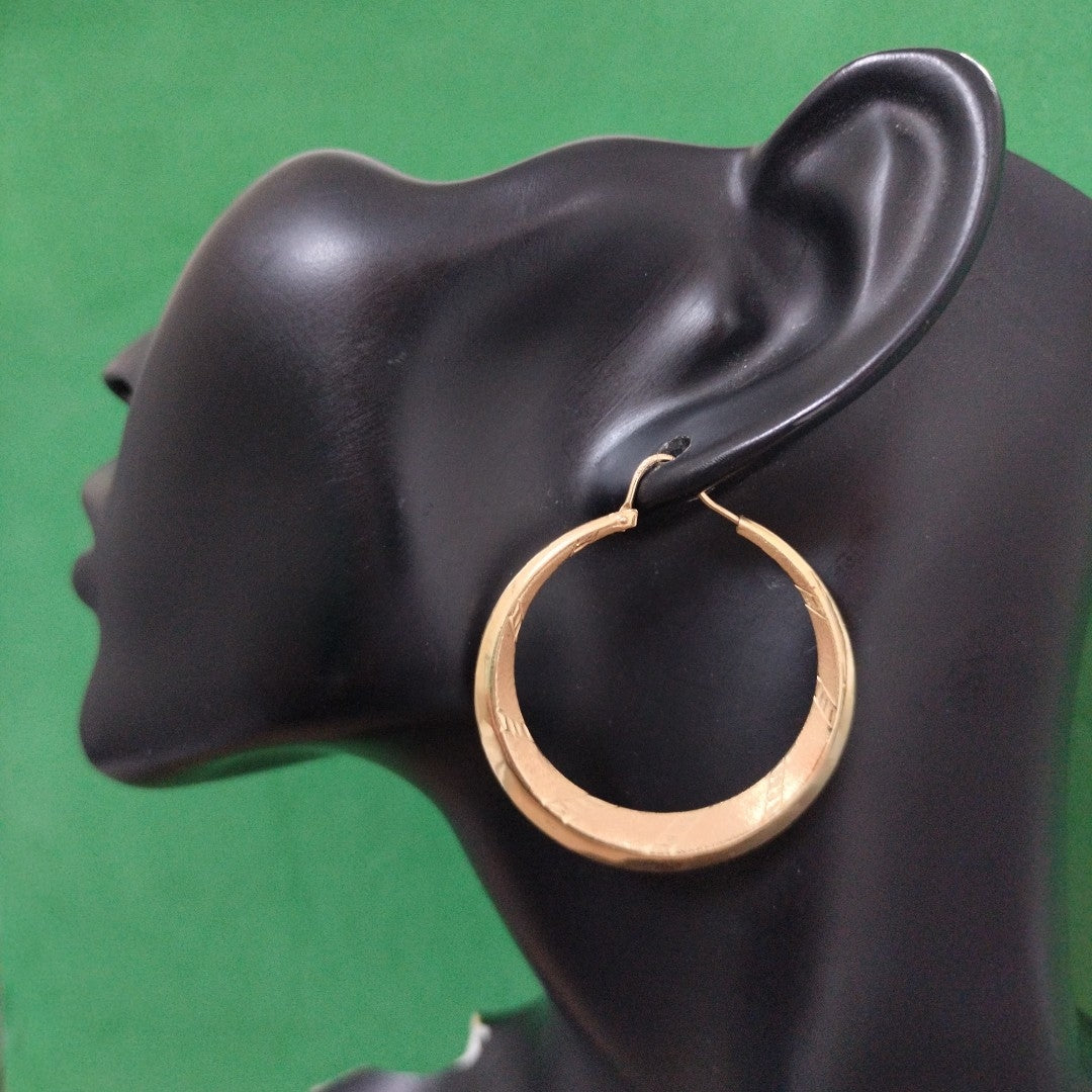ARRACADAS PAR ORO 14 K 5.9 GRMS (SEMINUEVO)