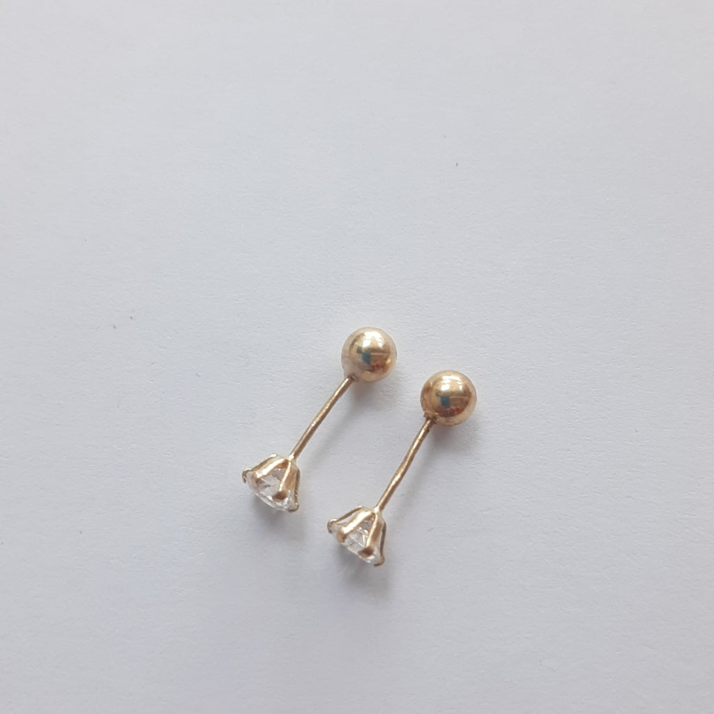 BROQUELES PAR ORO 14 K 0.4 GRMS (SEMINUEVO)
