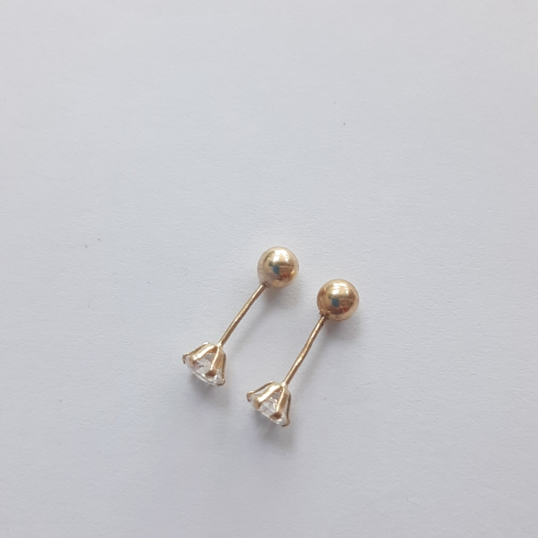BROQUELES PAR ORO 14 K 0.4 GRMS (SEMINUEVO)
