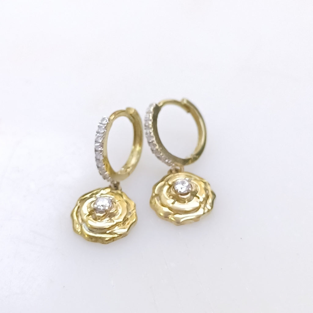 ARETES PAR ORO 10 K 1.9 GRMS (SEMINUEVO)