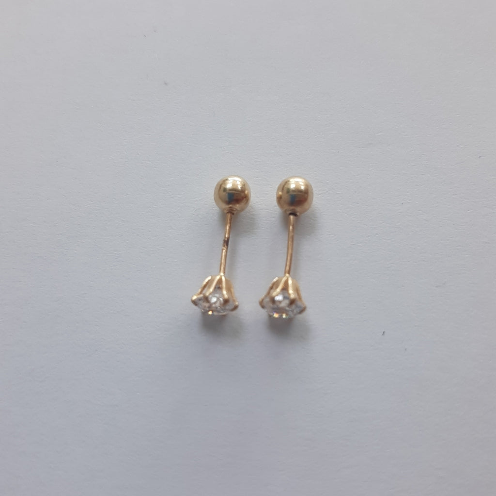 BROQUELES PAR ORO 14 K 0.4 GRMS (SEMINUEVO)