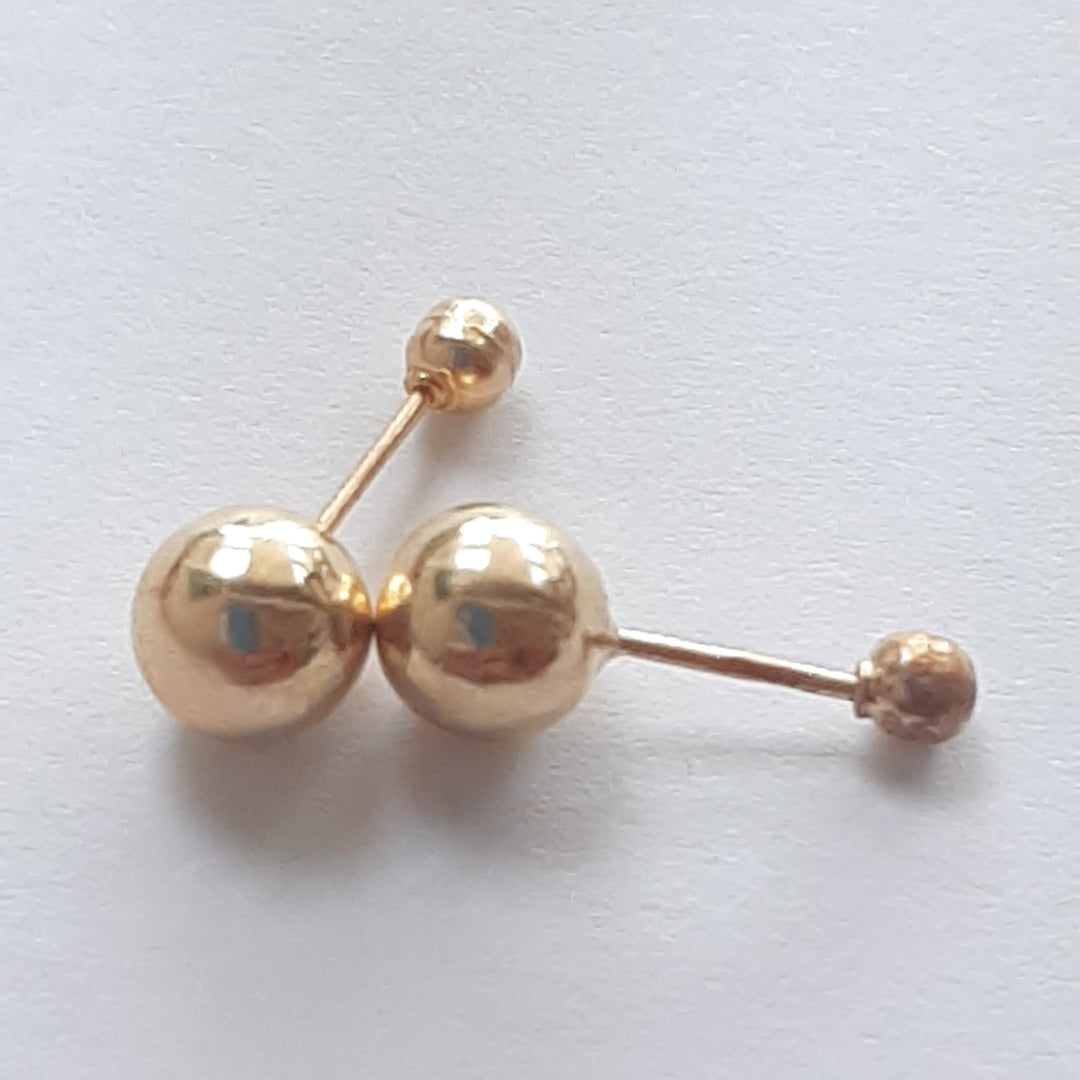 BROQUELES PAR ORO 14 K 0.3 GRMS (SEMINUEVO)