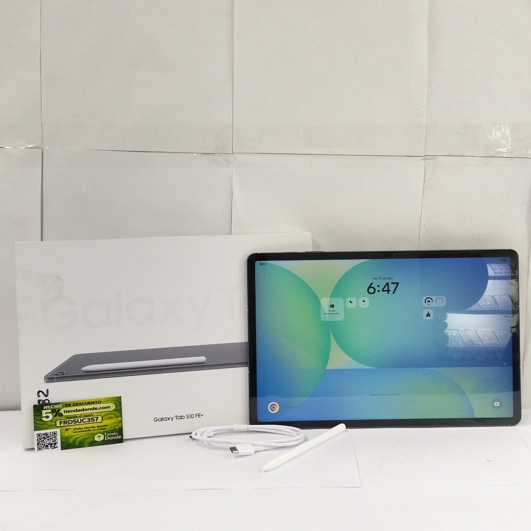 TABLETA SAMSUNG GALAXY TAB S10 FE+ SM-X620 (2025) 256 GB 12 GB RAM (SEMINUEVO)