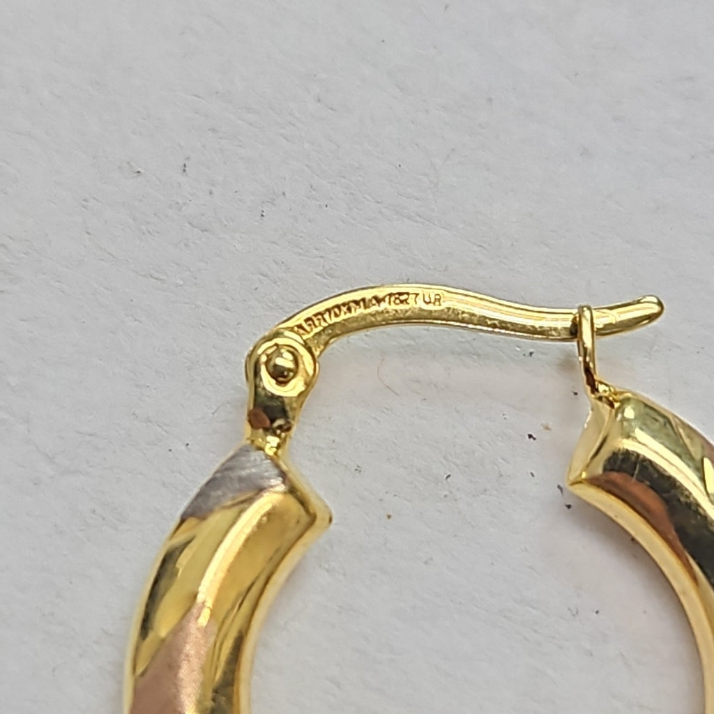 ARRACADAS PAR ORO 10 K 1.7 GRMS (SEMINUEVO)