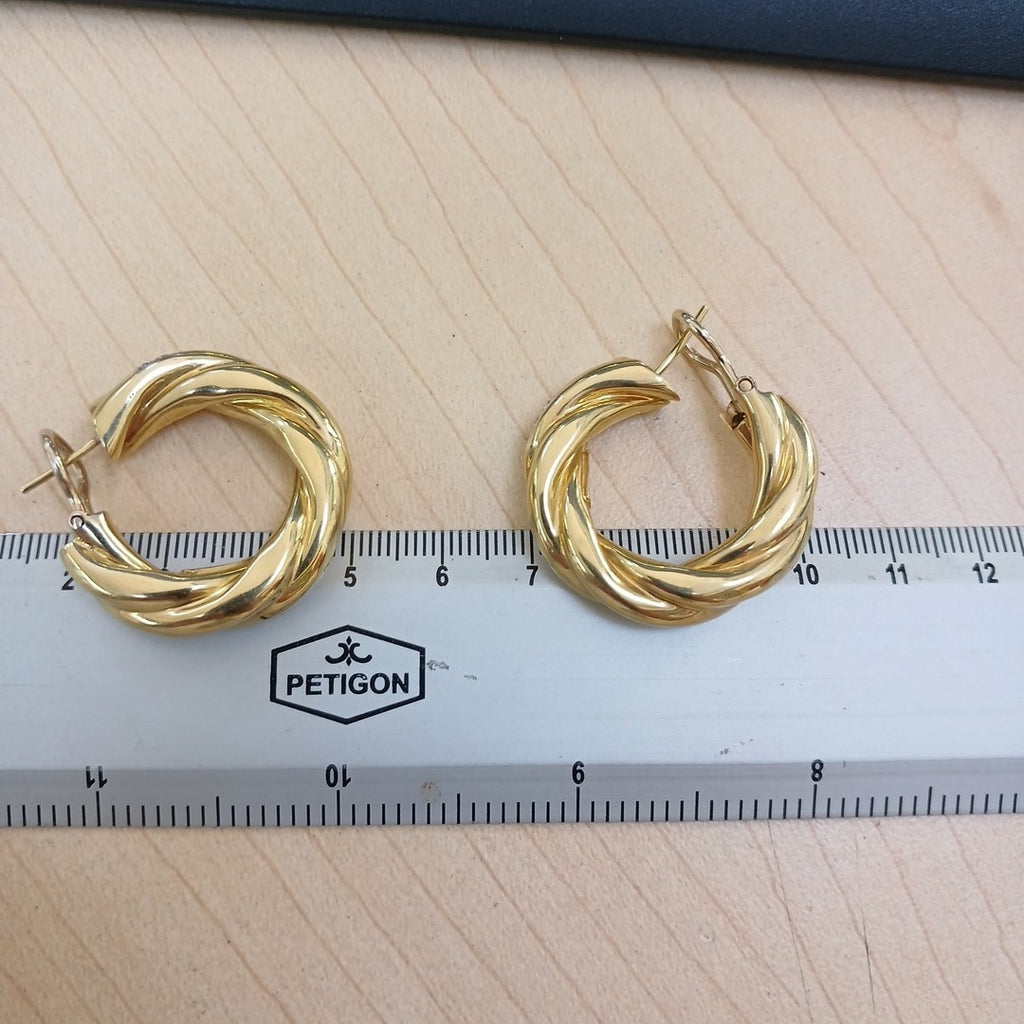 ARRACADAS PAR ORO 18 K 15,90 GRMS (SEMINUEVO)