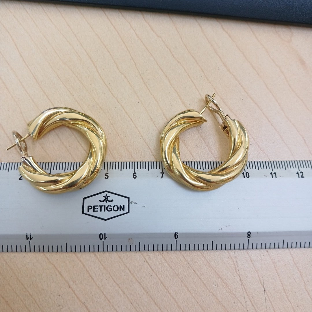 ARRACADAS PAR ORO 18 K 15,90 GRMS (SEMINUEVO)