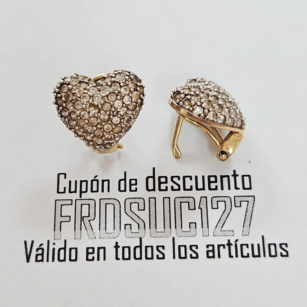 ARETES PAR ORO 14 K 3.6 GRMS (SEMINUEVO)