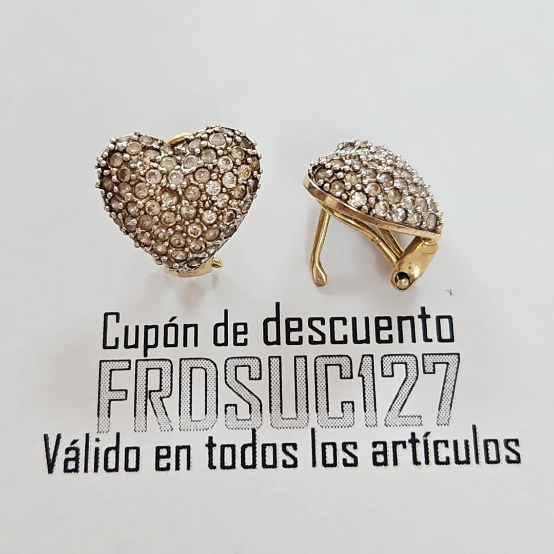ARETES PAR ORO 14 K 3.6 GRMS (SEMINUEVO)