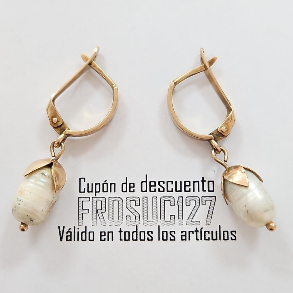 ARETES PAR ORO 10 K 6.5 GRMS (SEMINUEVO)