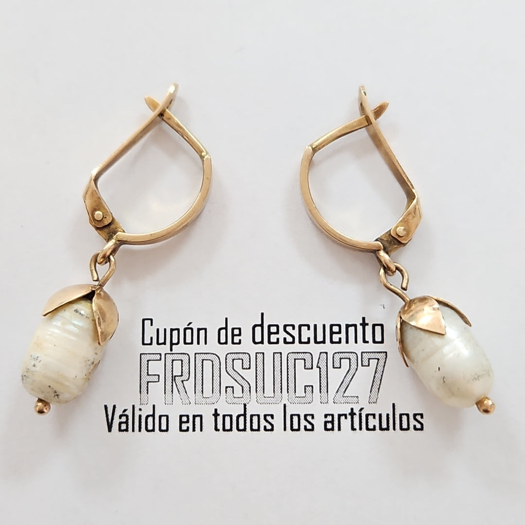 ARETES PAR ORO 10 K 6.5 GRMS (SEMINUEVO)